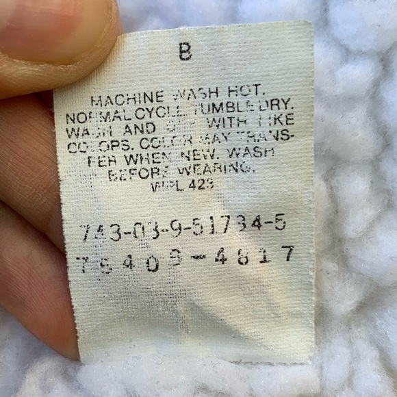 Levi’s oversized sherpa lined heavyweight vintage denim jacket - Picture 11 of 16